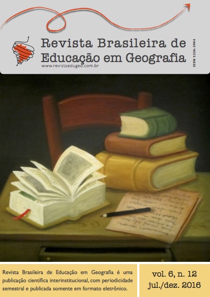 					Ver Vol. 6 Núm. 12 (2016): Revista Brasileira de Educação em Geografia
				