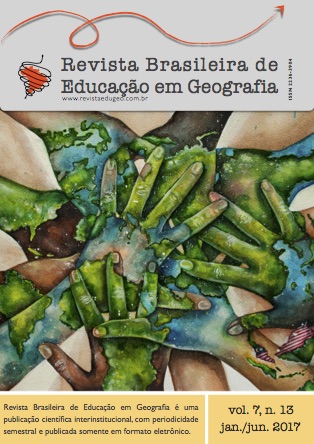 					Ver Vol. 7 Núm. 13 (2017): Revista Brasileira de Educação em Geografia - Dossiê "CARTOGRAFIA ESCOLAR"
				