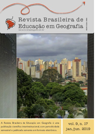 					View Vol. 9 No. 17 (2019): Revista Brasileira de Educação em Geografia
				