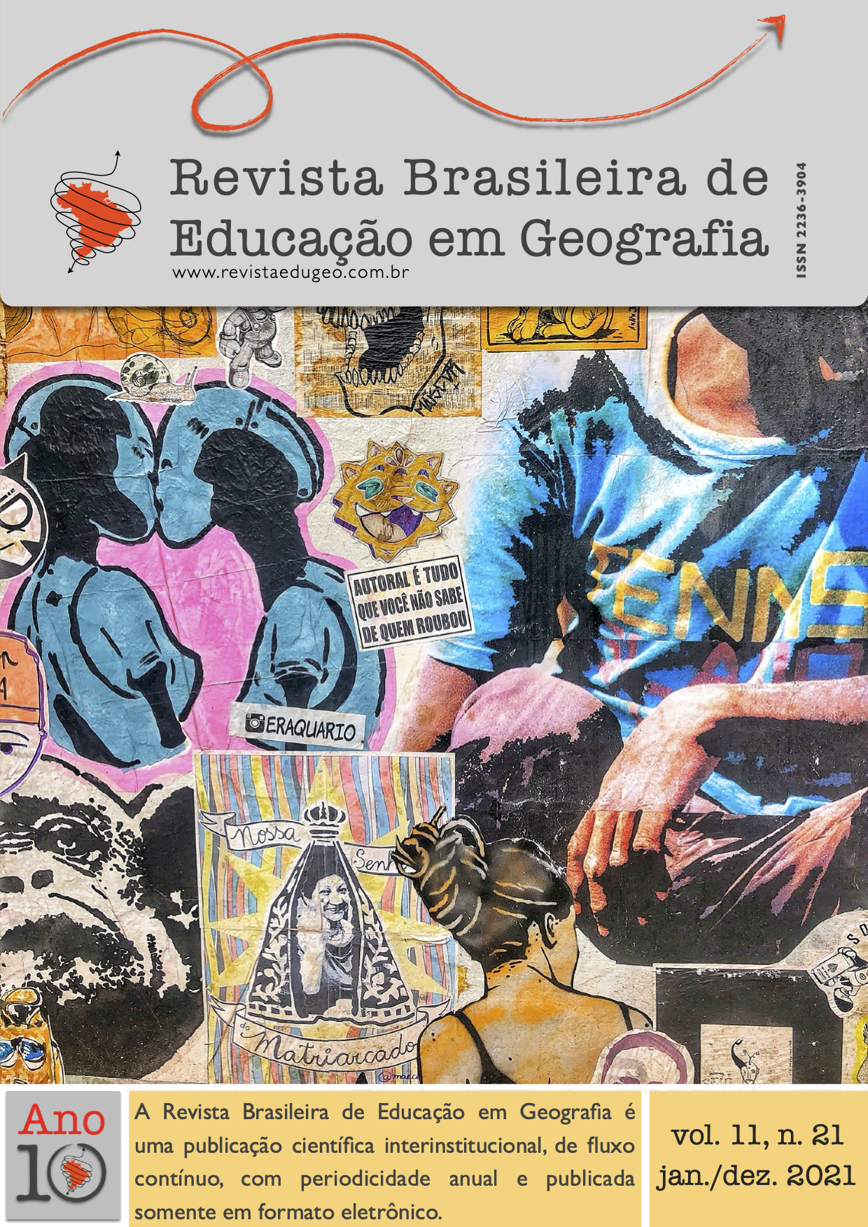 					Visualizar v. 11 n. 21 (2021): Revista Brasileira de Educação em Geografia
				